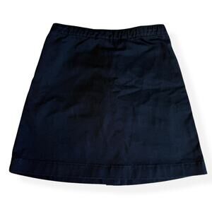 Lands End Girls Navy Chino Skort 6